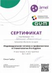 Анастасия Бойченко Сертификат